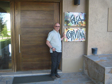 Tony at Masi's Casa Corvina in Tupungato