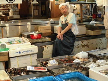 Market fishmonger