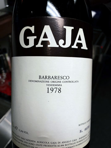 1978 GAJA Barbaresco