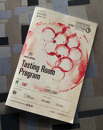 Vancouver International Wine Festival Acura Tasting Room Program