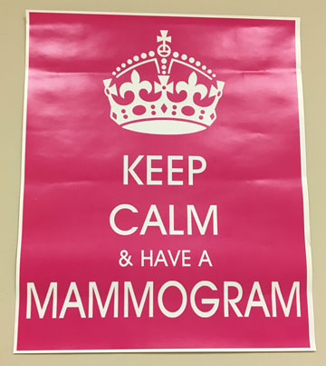 KEEP CALM & HAVE A MAMMOGRAM