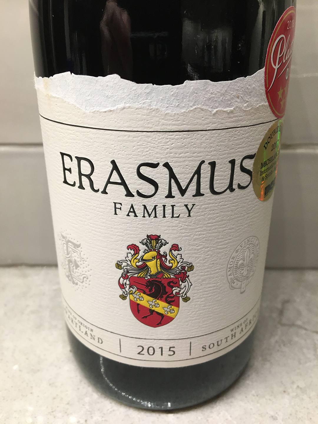 Erasmus Family Reserve 2015
