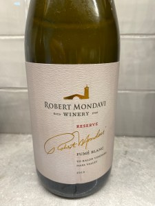 Robert Mondavi Winery Fumé Blanc Reserve 2015, To Kalon Vineyard
