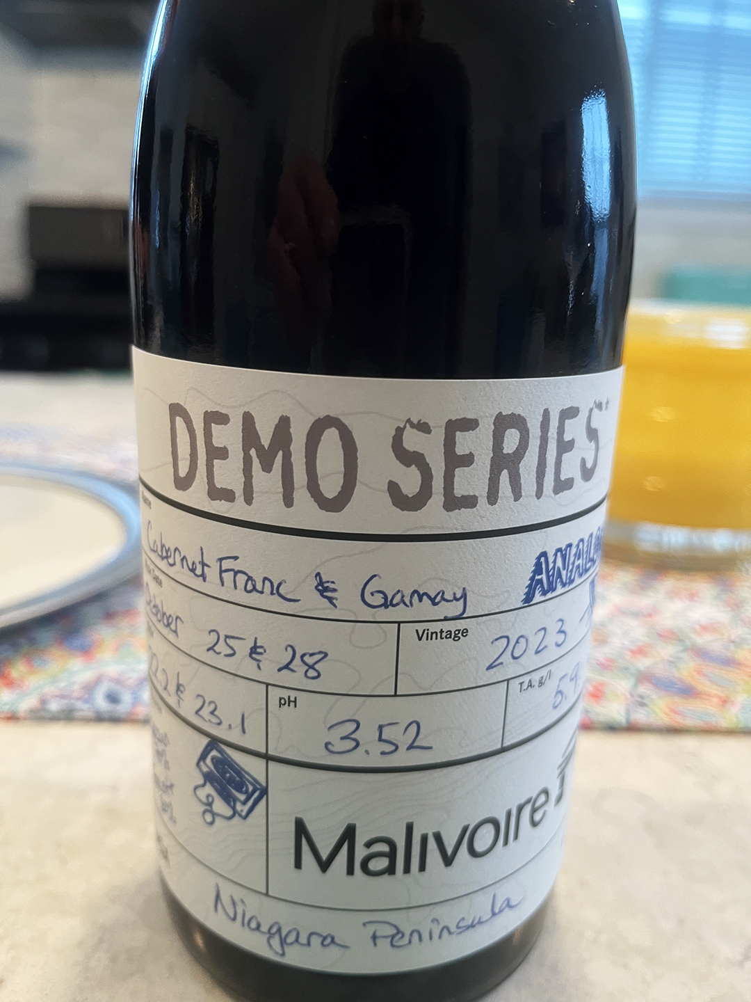 Malivoire Demo Series Cabernet Franc & Gamay 2023