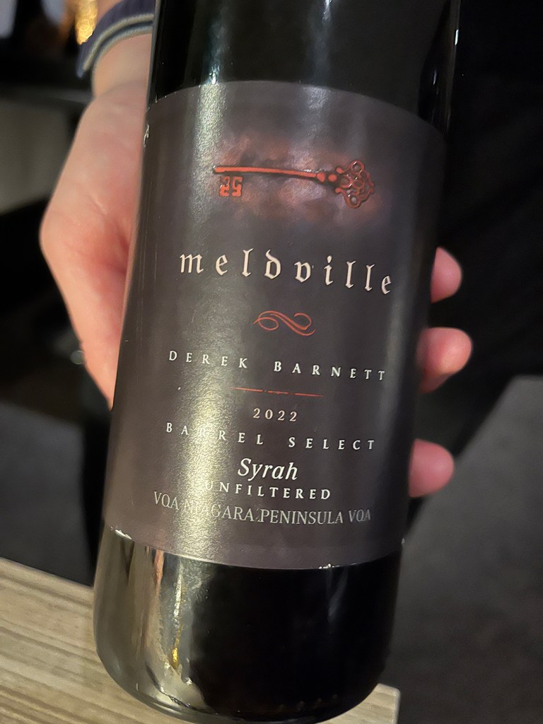 Meldville Barrel Select Syrah unfiltered 2022