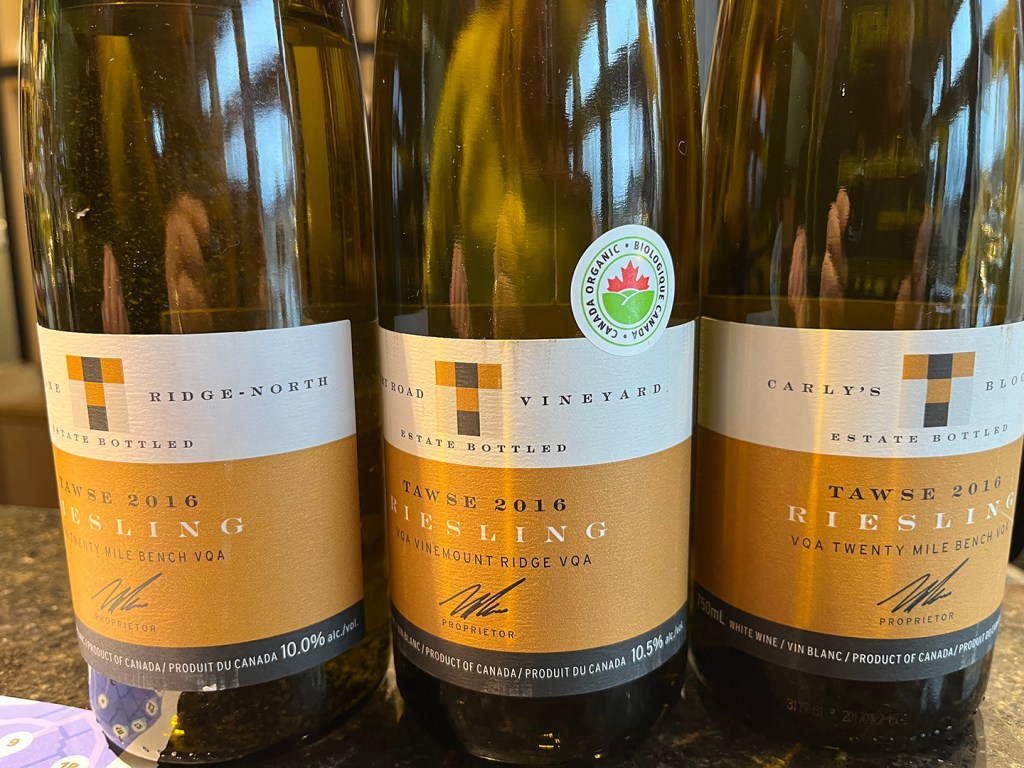 Limestone Riesling 2016, Quarry Road Riesling and Karly’s Block Riesling 2016