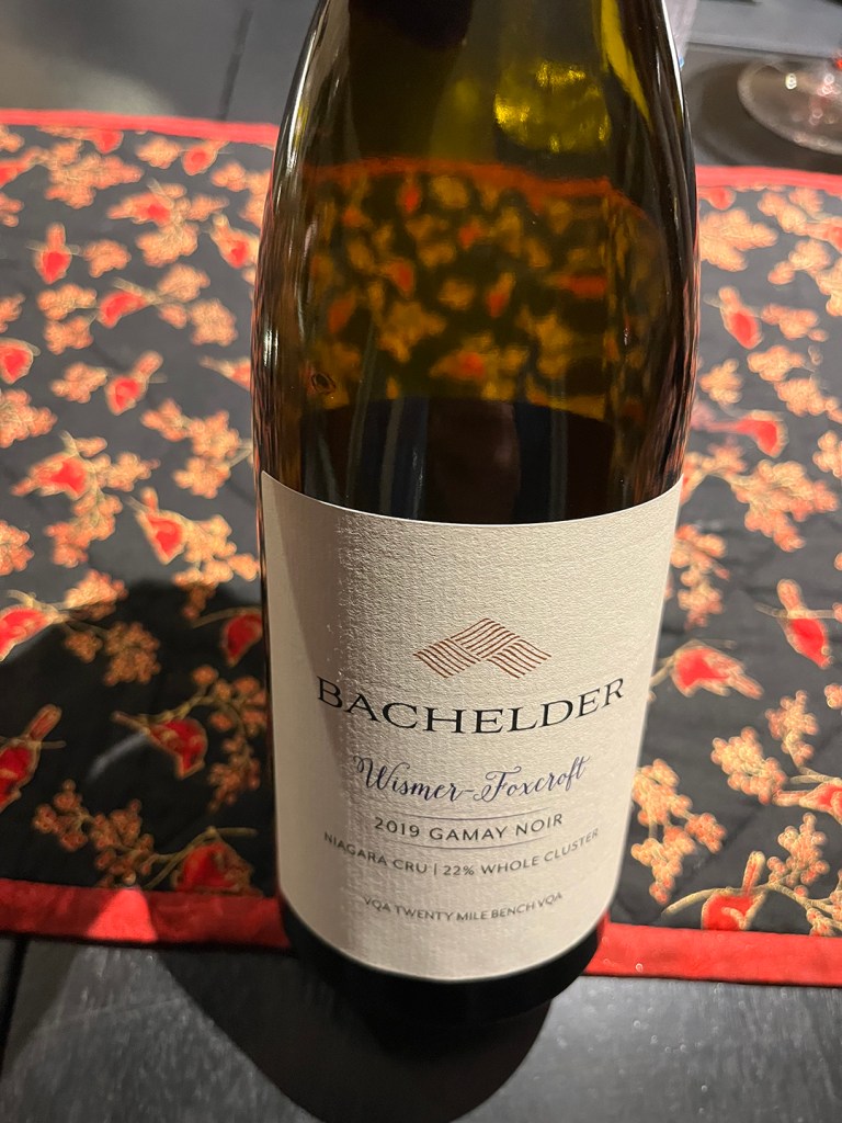 Bachelder Wismer-Foxcroft Gamay Noir 2019