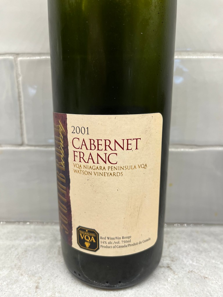 Southbrook Cabernet Franc 2001