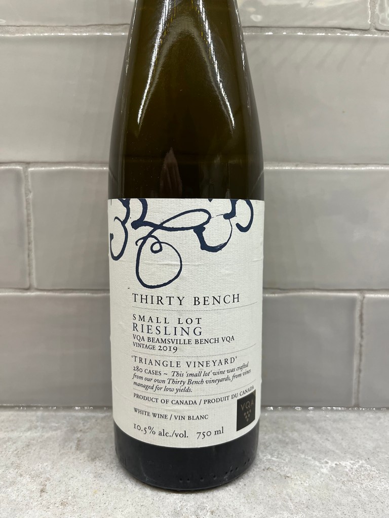 Thirty Bench Triangle Vineyard Riesling 2019