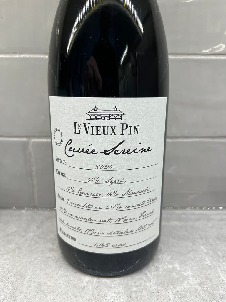 Le Vieux Pin Cuvee Sereine 2024
