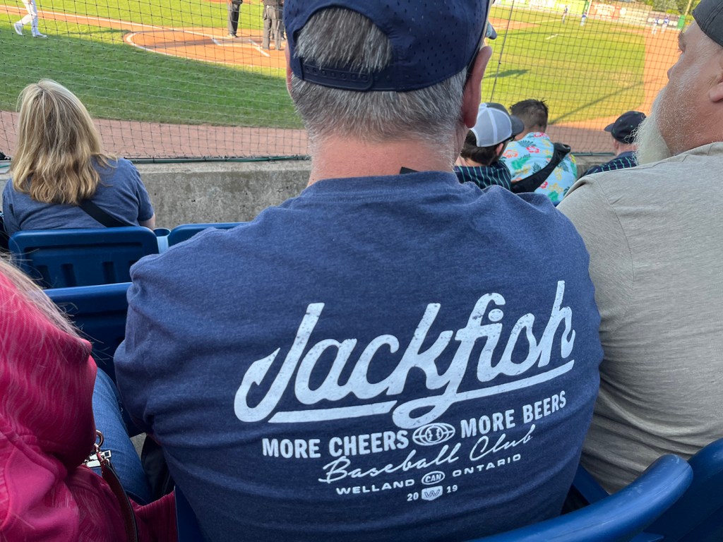 Jackfish fan in the stadium