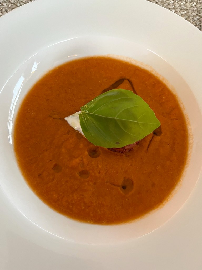 summer tomato bisque