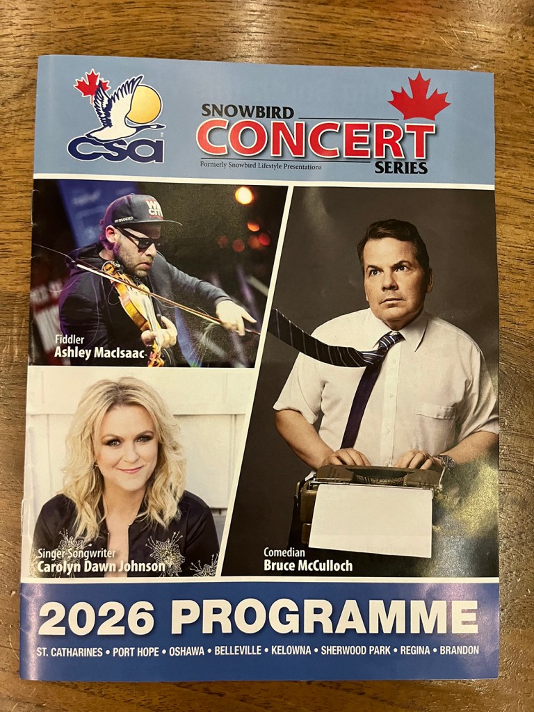 Poster for the Snowbird Concert Series