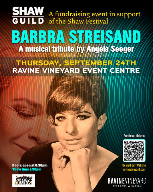 Barbra Streisand tribute concert poster